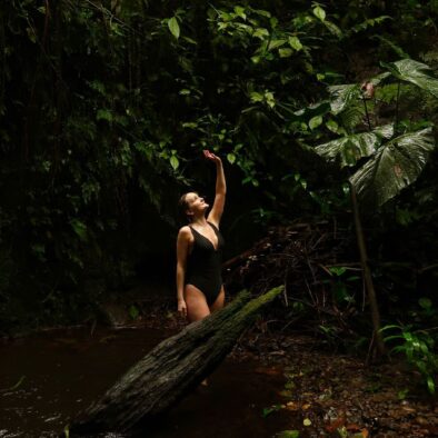 Reverie Lodge waterfall